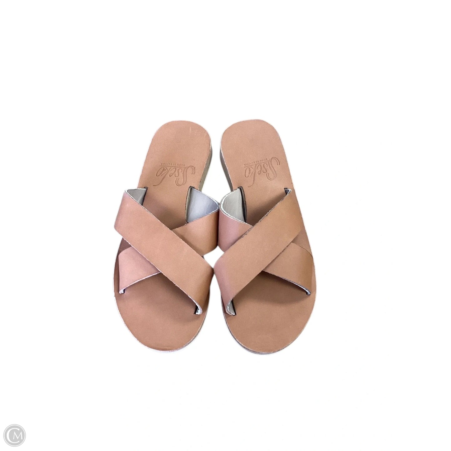 Sandals Flats By Cmc In Brown, Size: 6