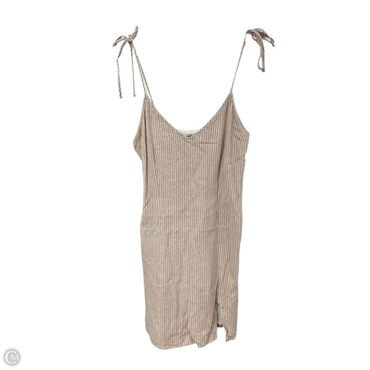 Dress Casual Short By Abercrombie And Fitch In Tan & White, Size: S