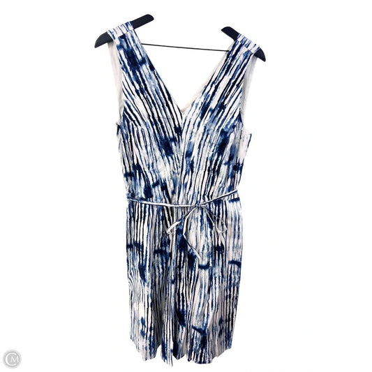 Dress Party Short By Simply Vera In Blue & White, Size: L