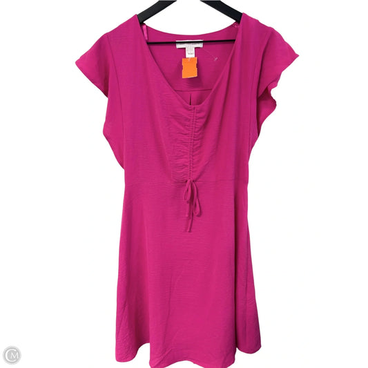 Dress Casual Short By Monteau In Pink, Size: L