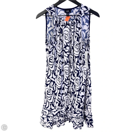 Dress Party Short By Msk In Blue & White, Size: L