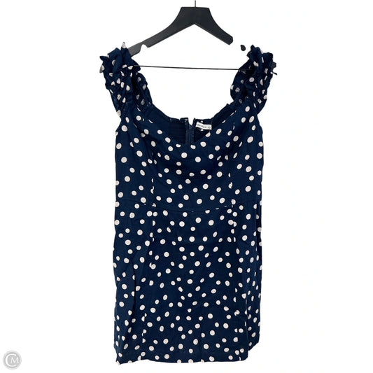 Dress Casual Short By Abercrombie And Fitch In Polkadot Pattern, Size: L