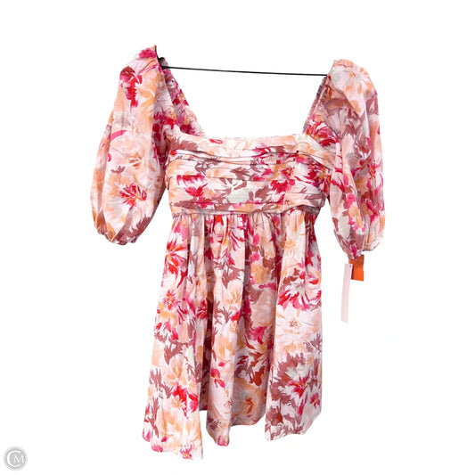Dress Party Short By Abercrombie And Fitch In Floral Print, Size: Mp