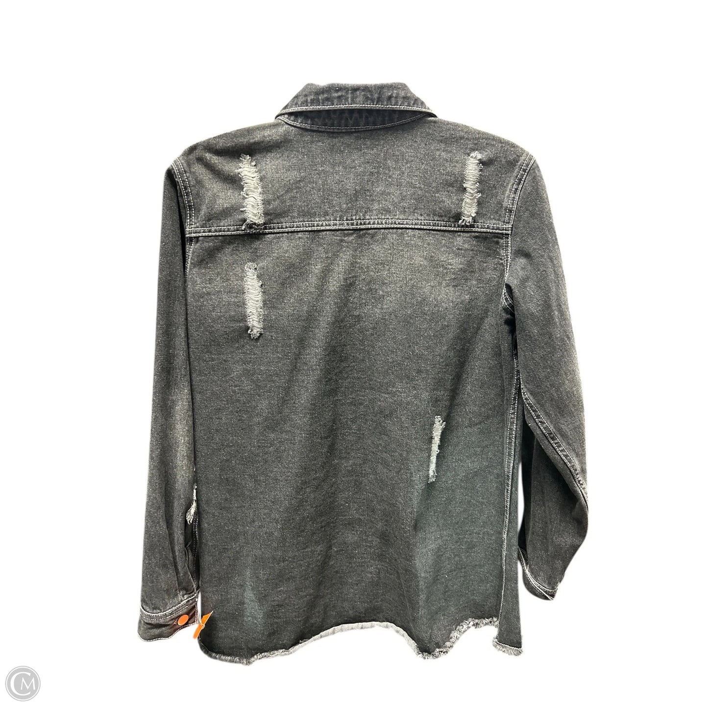 Jacket Denim By Cmf In Black Denim, Size: M