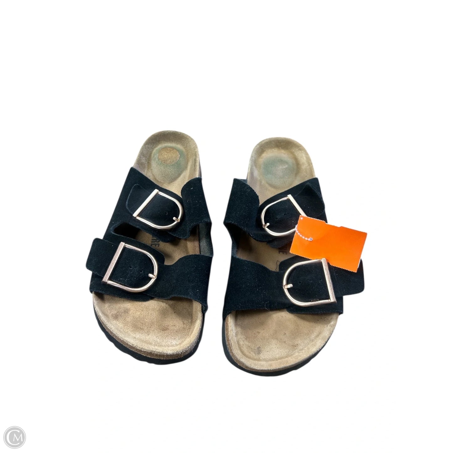 Sandals Flats By Cushionaire In Black, Size: 8