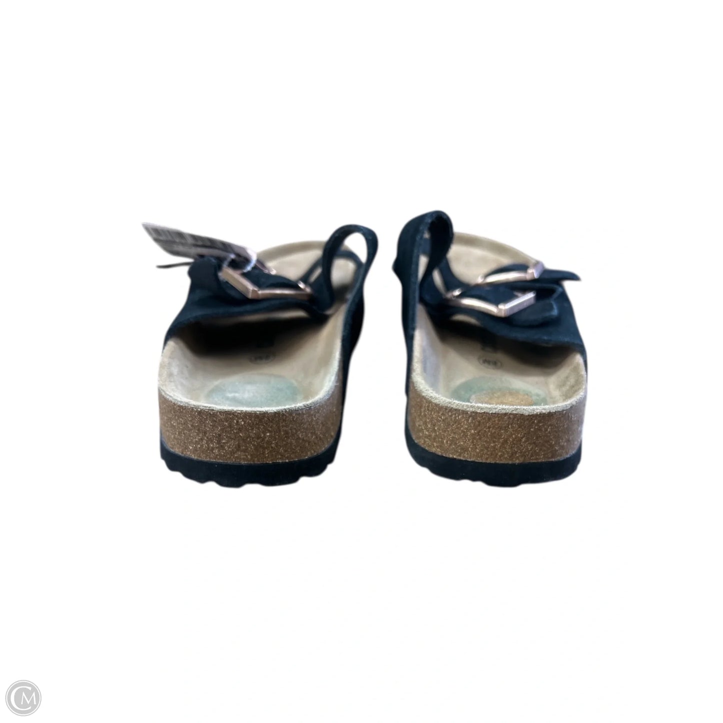 Sandals Flats By Cushionaire In Black, Size: 8