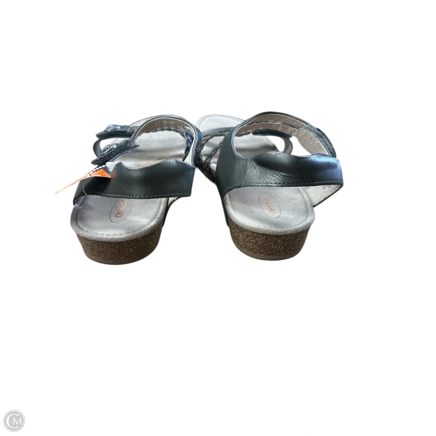 Sandals Flats By Aetrex In Grey, Size: 9