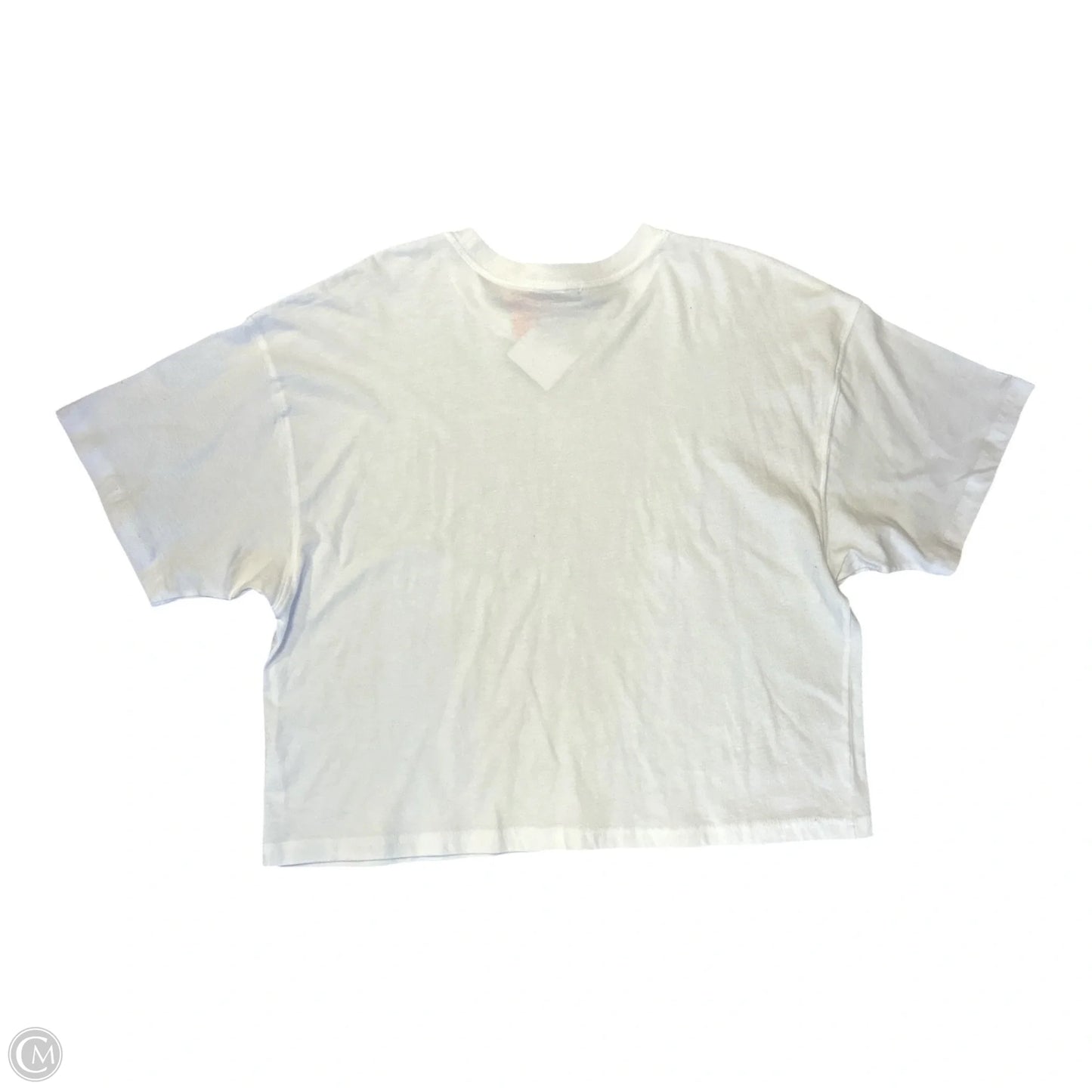 Top Short Sleeve By Clothes Mentor In White, Size: S