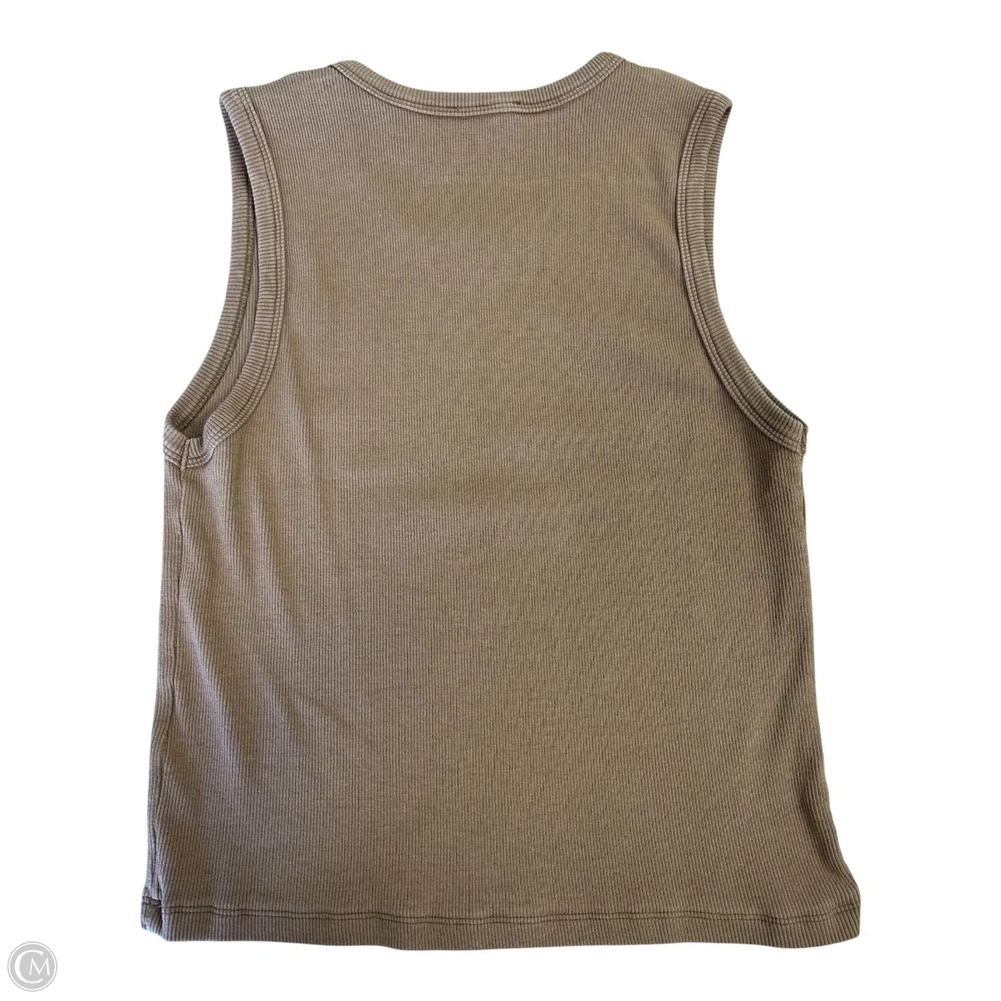 Top Short Sleeve Basic By La Miel In Brown, Size: L