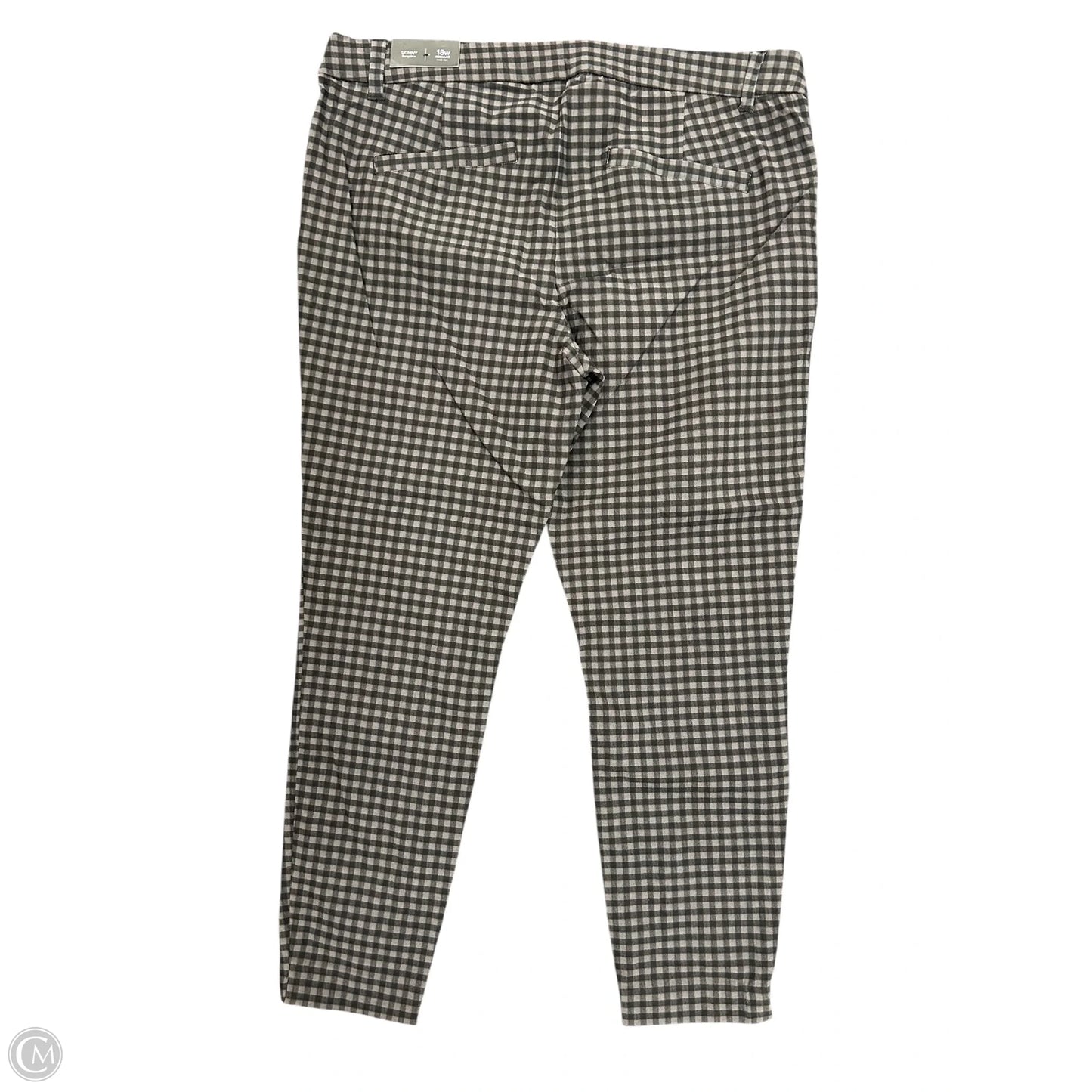 Pants Dress By Maurices In Black & Grey, Size: 18