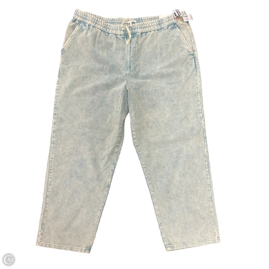 Pants Corduroy By Maurices In Blue & Cream, Size: Xxl