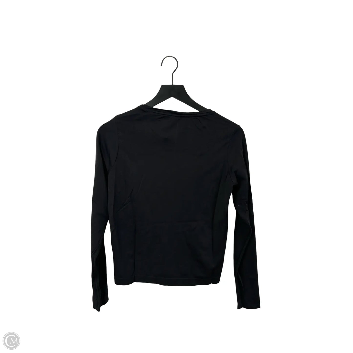 Athletic Top Long Sleeve Crewneck By All In Motion In Black, Size: M