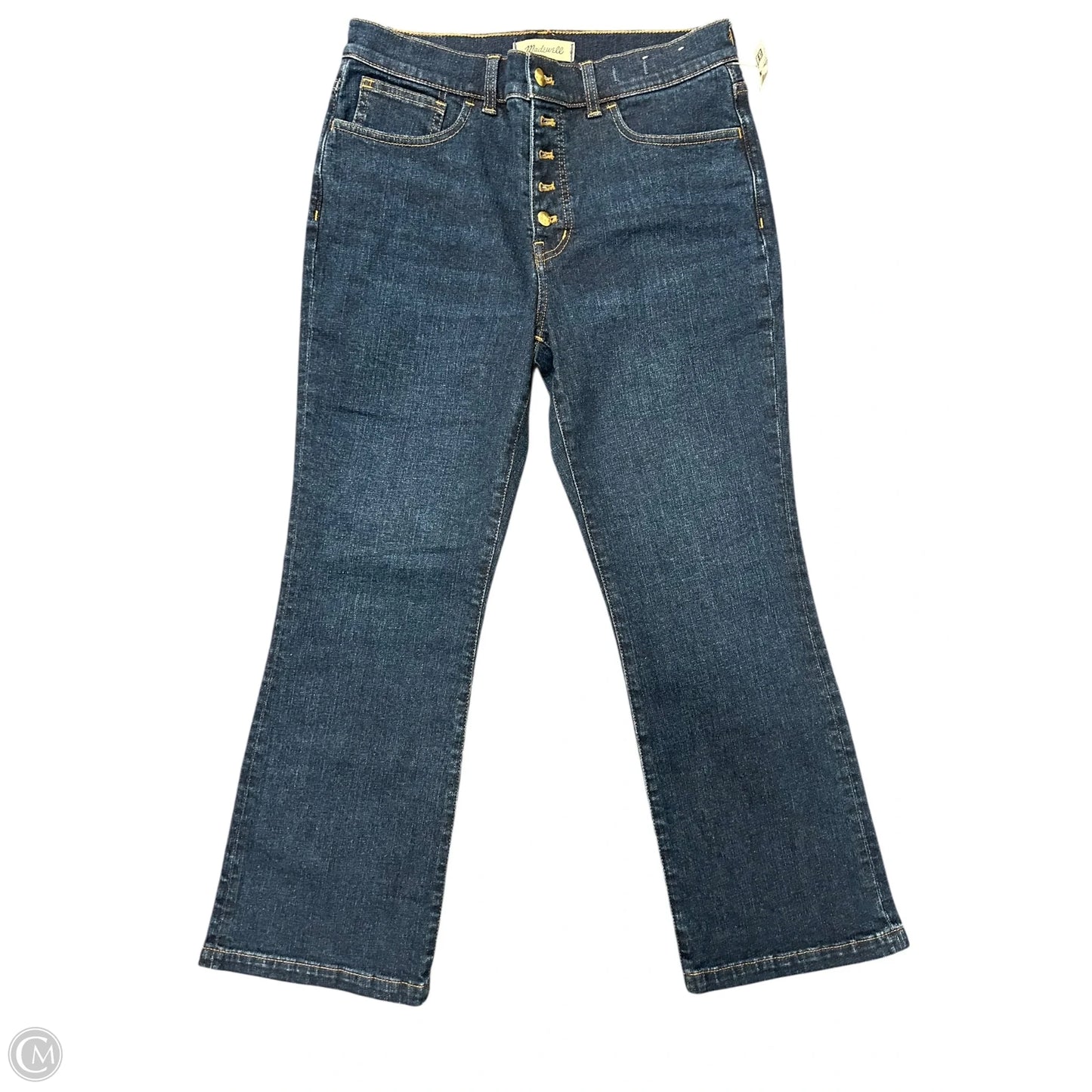 Jeans Boot Cut By Madewell In Blue Denim, Size: 8