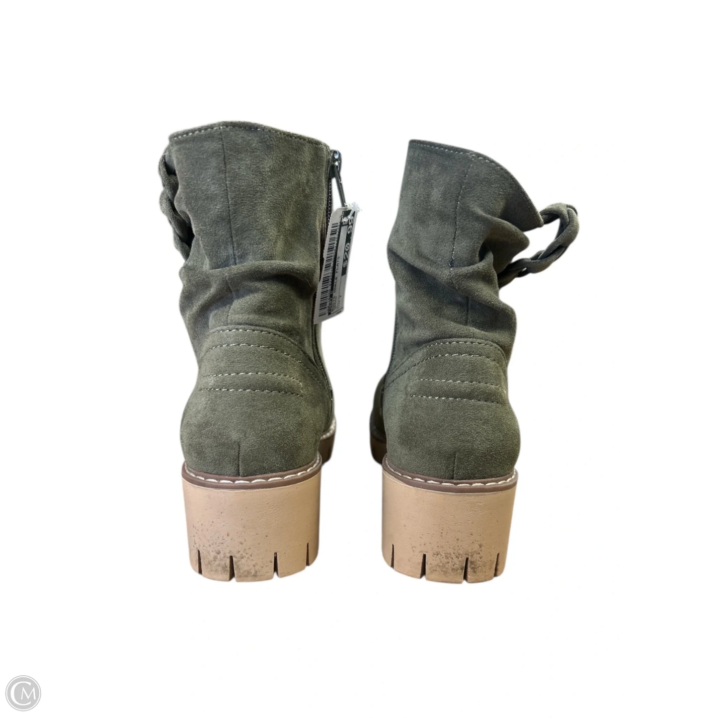 Boots Ankle Flats By Very G In Green, Size: 7