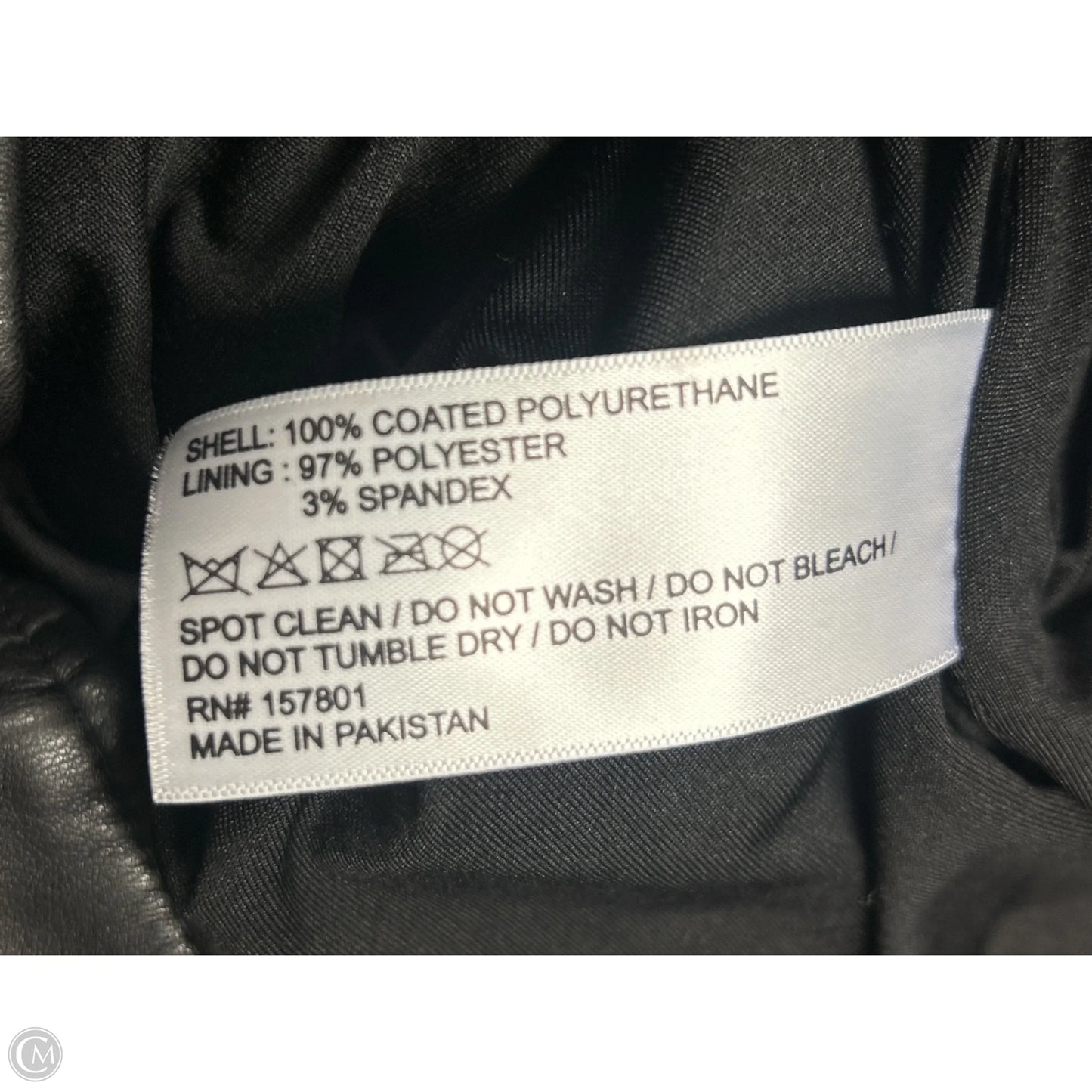 Jacket Moto By Cmc In Black, Size: M