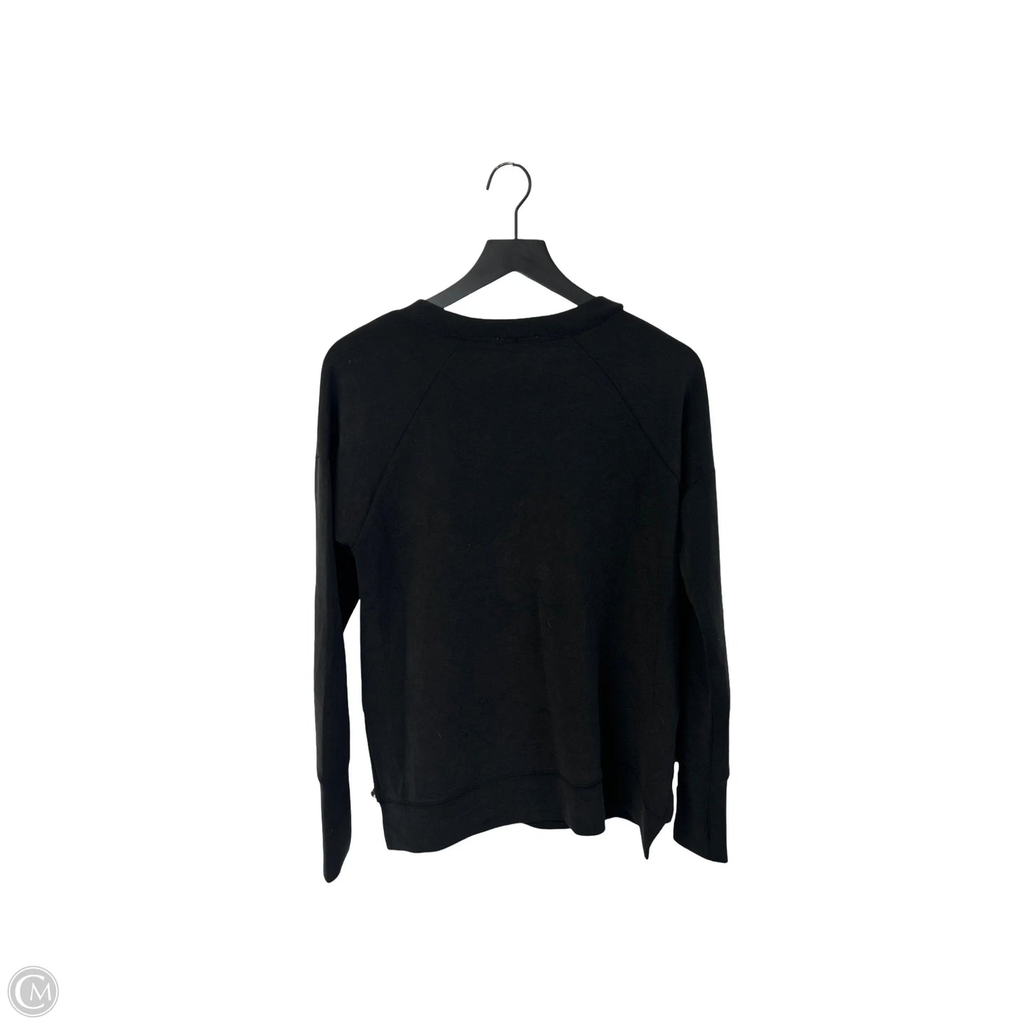 Sweatshirt Crewneck By Cable And Gauge In Black, Size: M