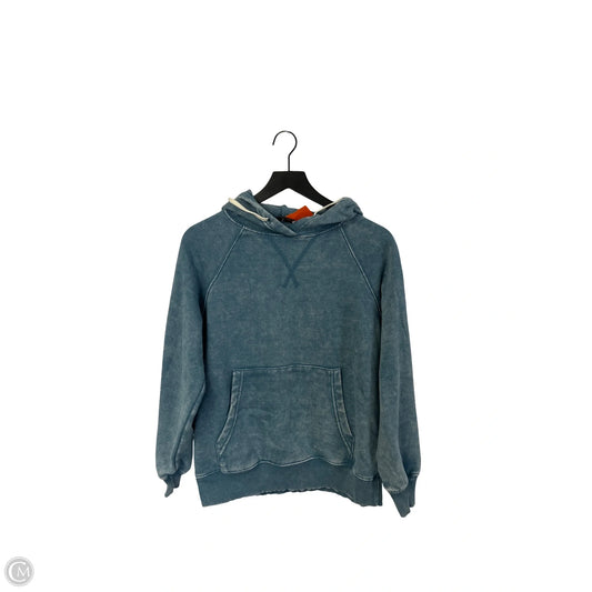 Sweatshirt Hoodie By Zenana Outfitters In Blue, Size: S