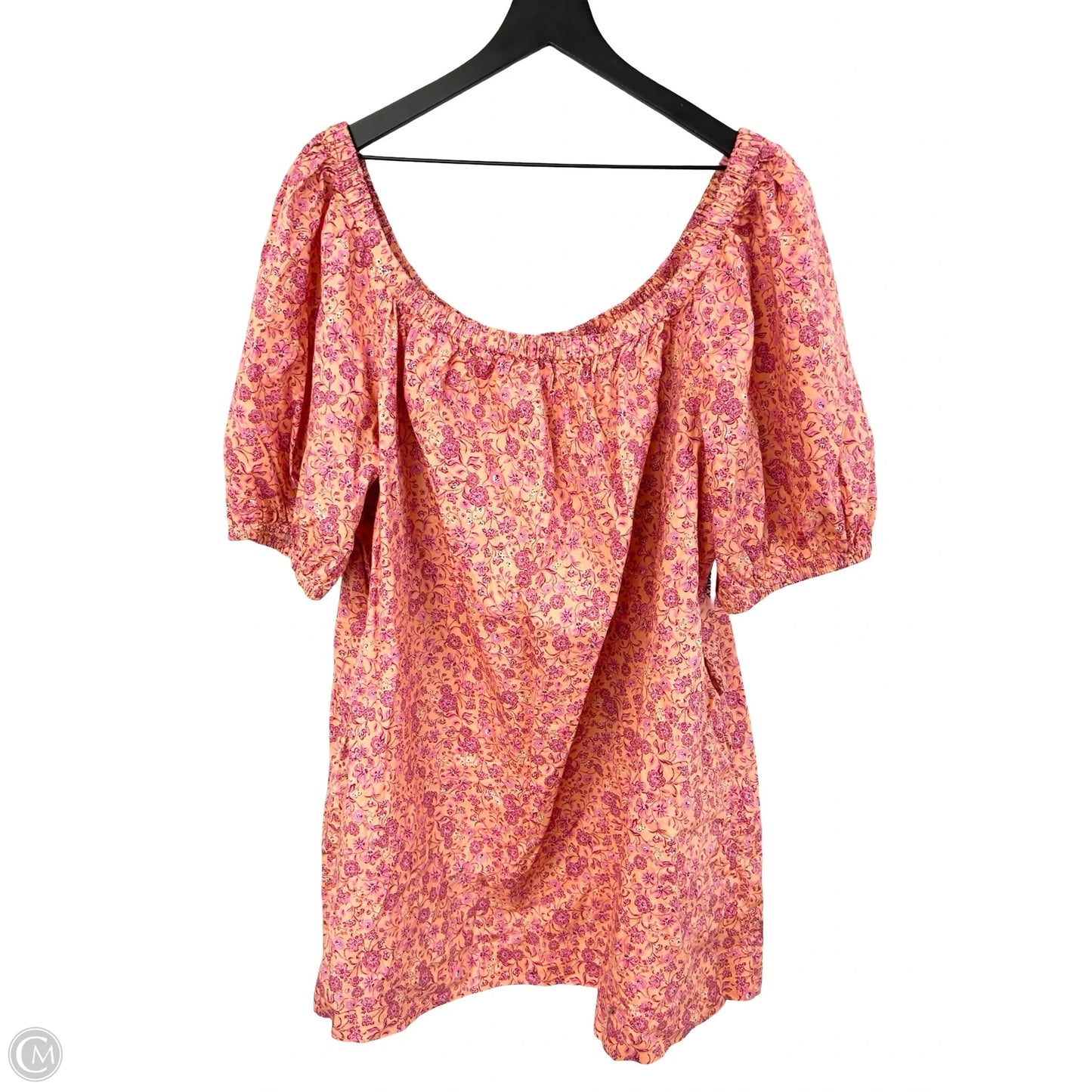 Dress Casual Short By Old Navy In Orange & Pink, Size: 2x