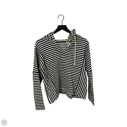 Sweatshirt Hoodie By Jane And Delancey In Striped Pattern, Size: M