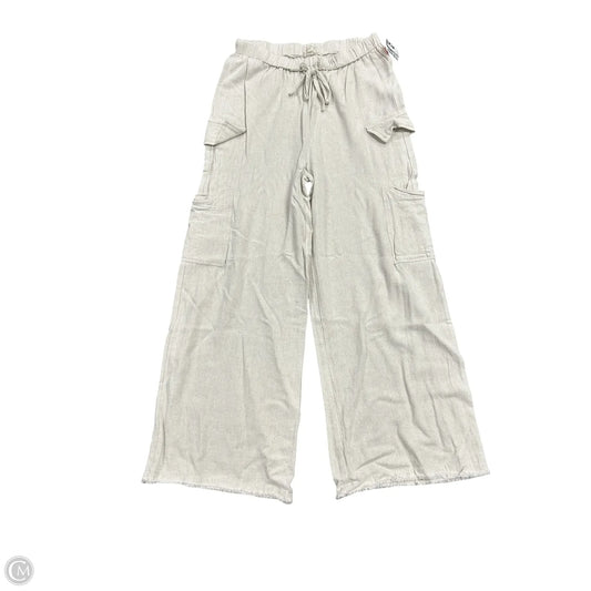Pants Linen By Hem & Thread In Cream, Size: M