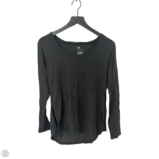 Athletic Top Long Sleeve Crewneck By All In Motion In Black, Size: S