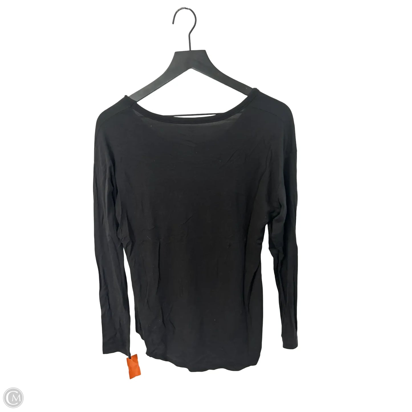 Athletic Top Long Sleeve Crewneck By All In Motion In Black, Size: S