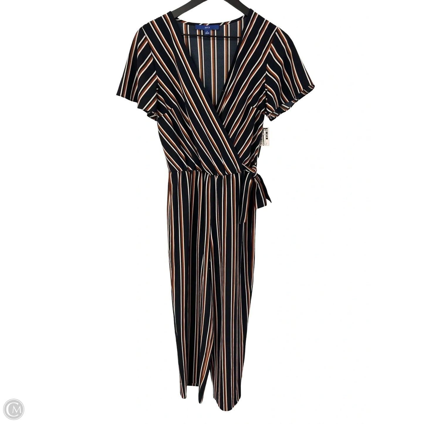 Jumpsuit By Apt 9 In Blue & Brown, Size: S