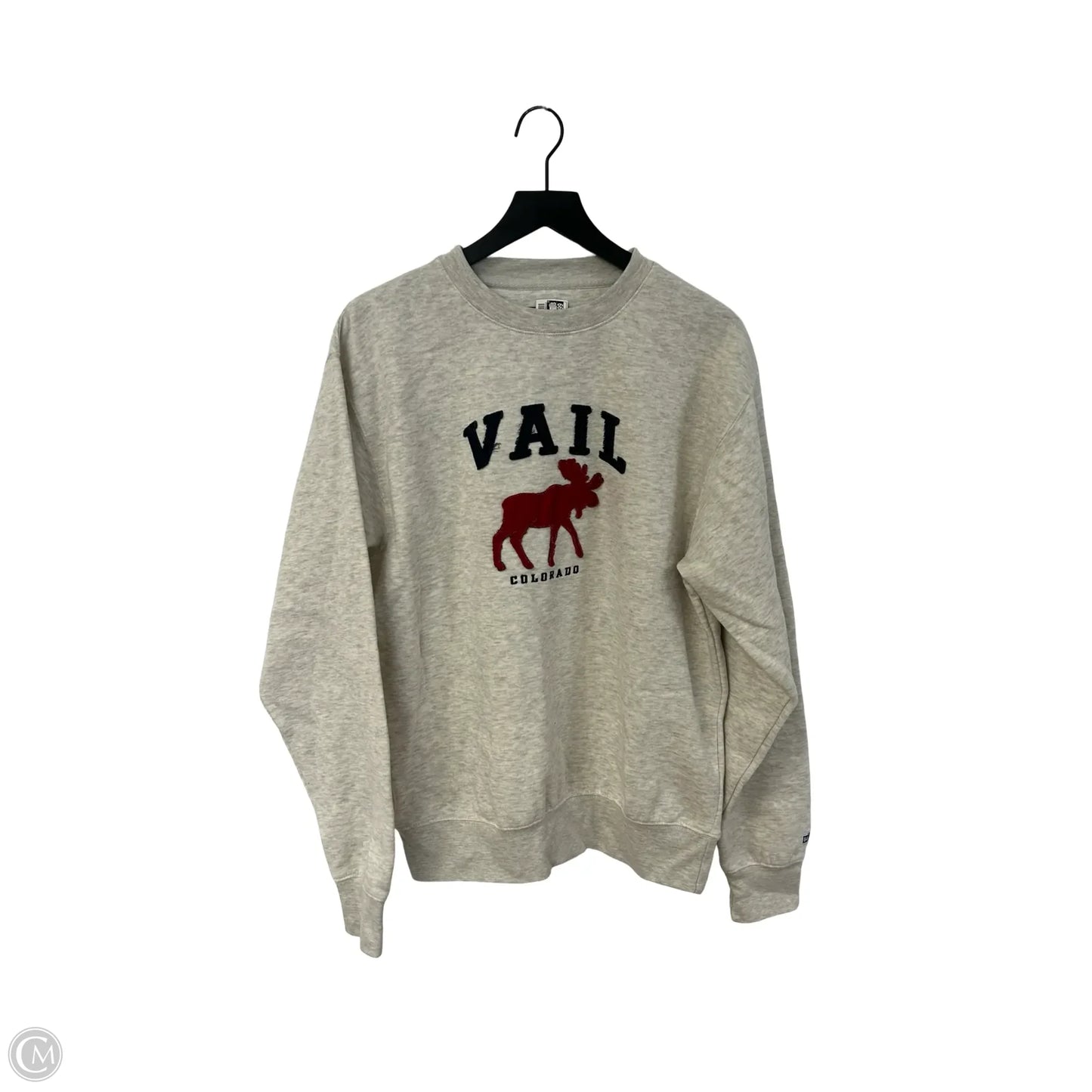 Sweatshirt Crewneck By Blue 84 In Grey, Size: M