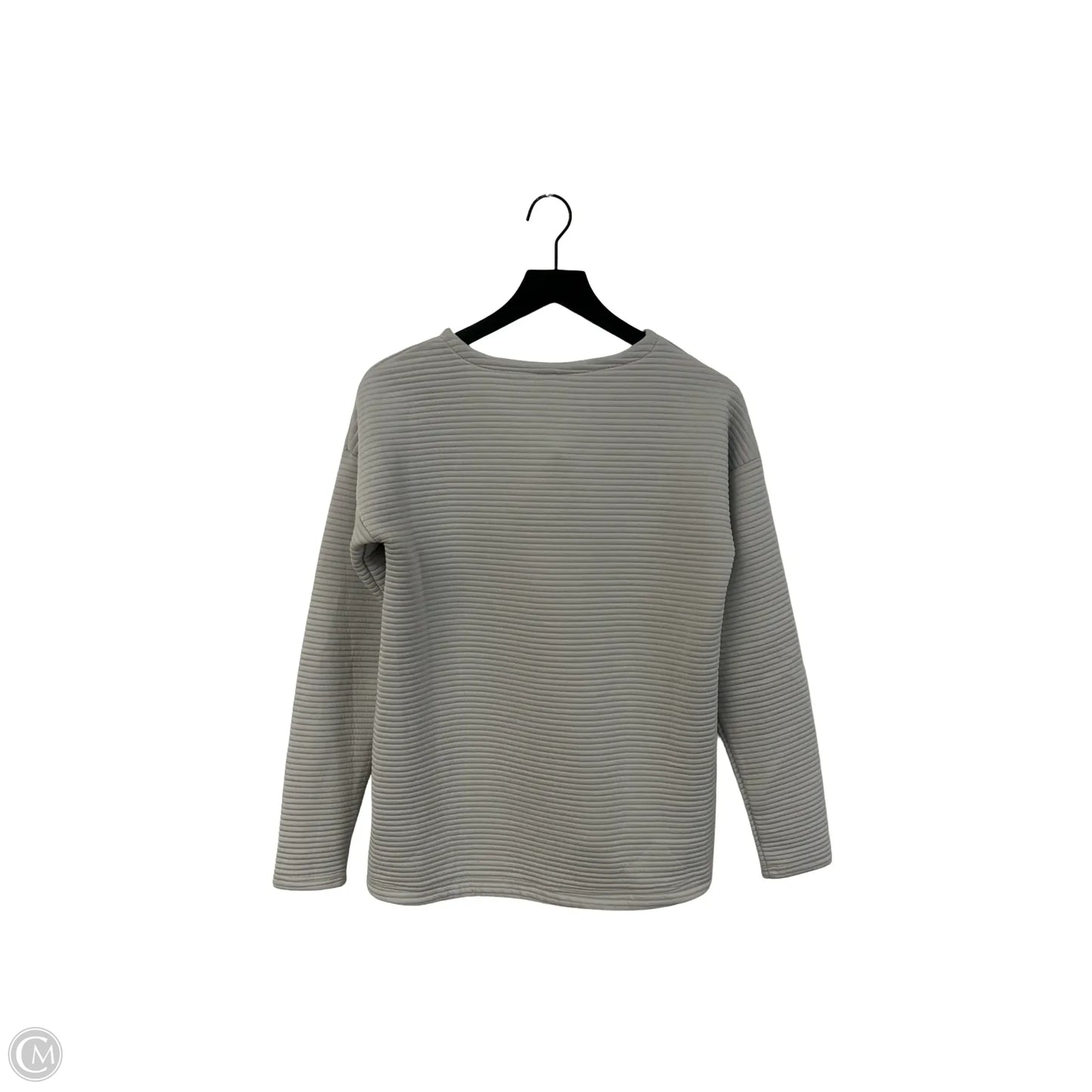 Sweatshirt Crewneck By Mondetta In Grey, Size: S