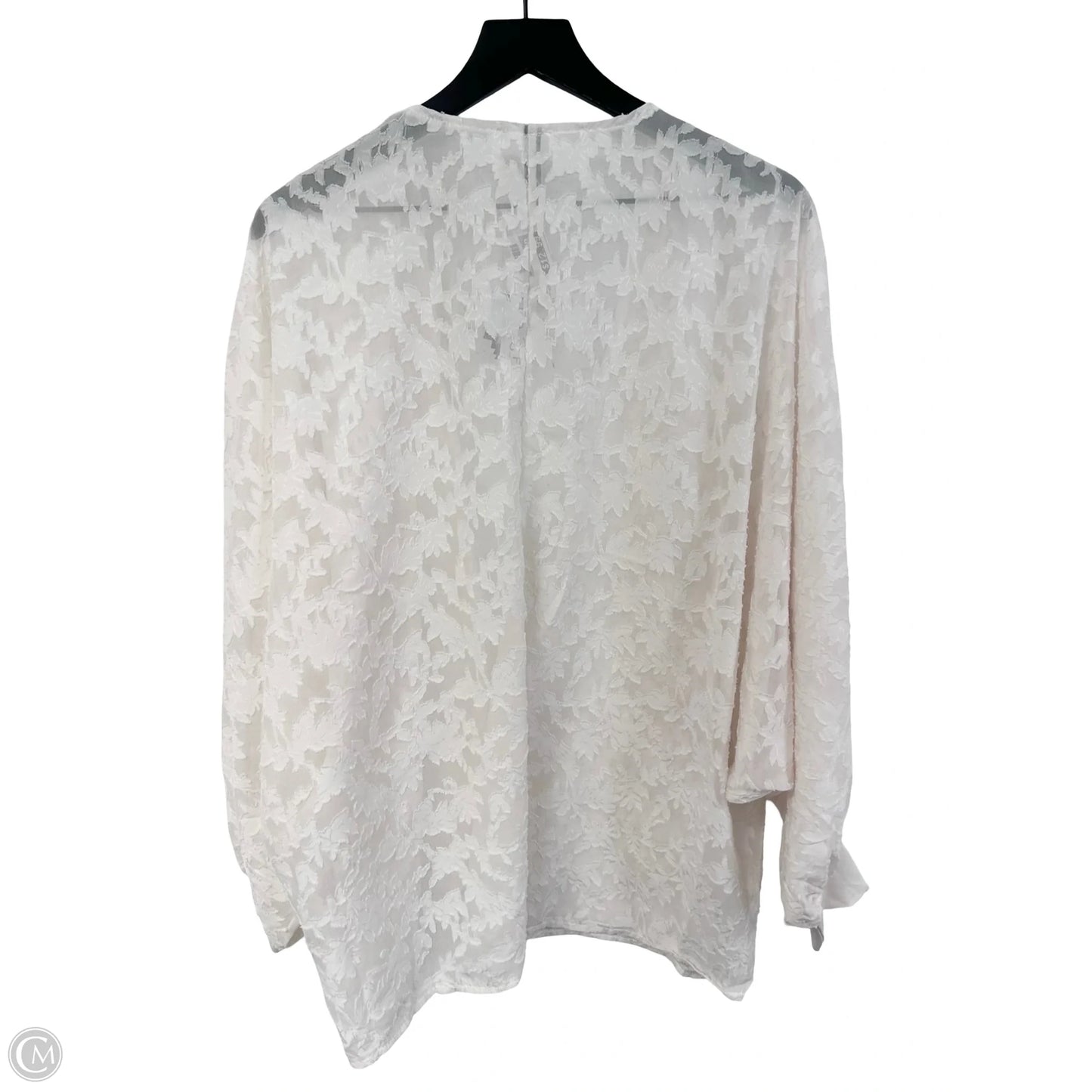 Top Long Sleeve By Cmc In Cream, Size: Osfm