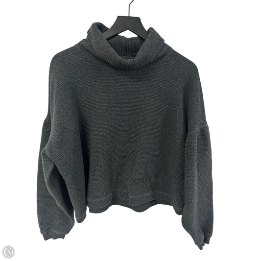 Athletic Sweatshirt Collar By Lululemon In Grey, Size: M
