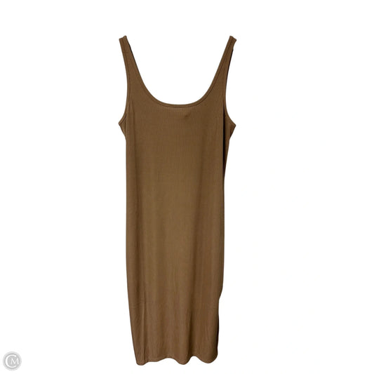 Dress Casual Midi By Wishlist In Brown, Size: L
