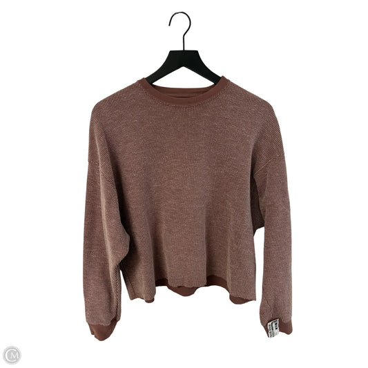 Sweatshirt Crewneck By Nike Apparel In Mauve, Size: M