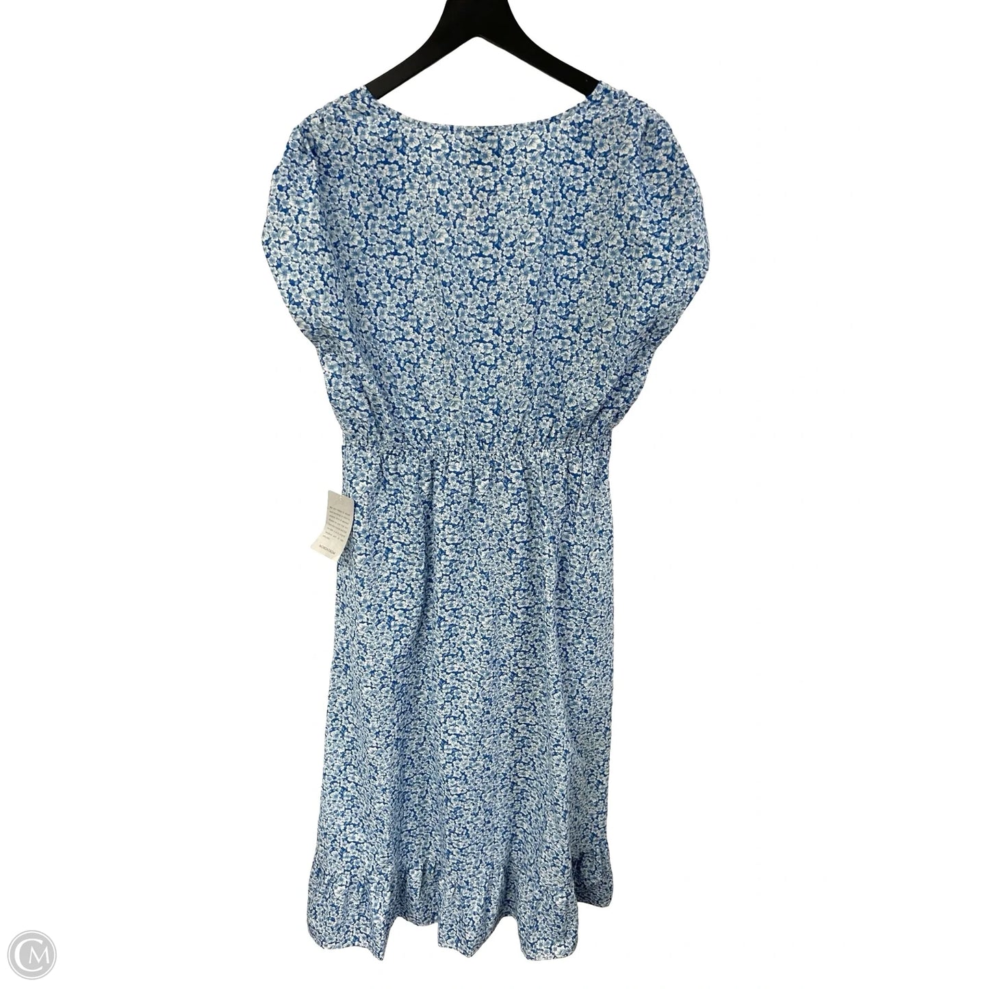 Dress Casual Maxi By Bobeau In Blue & White, Size: M