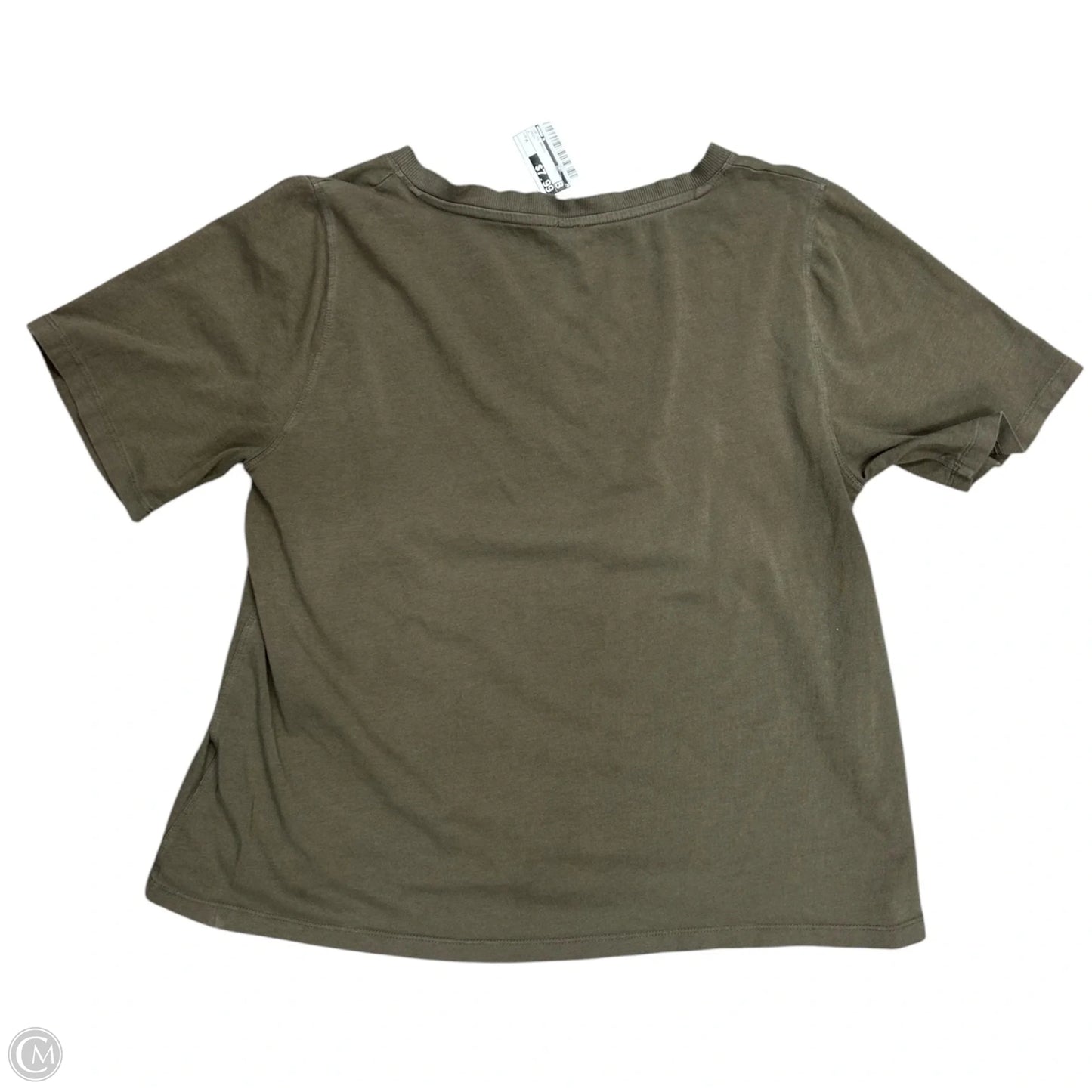 Top Short Sleeve Basic By Mono B In Green, Size: M