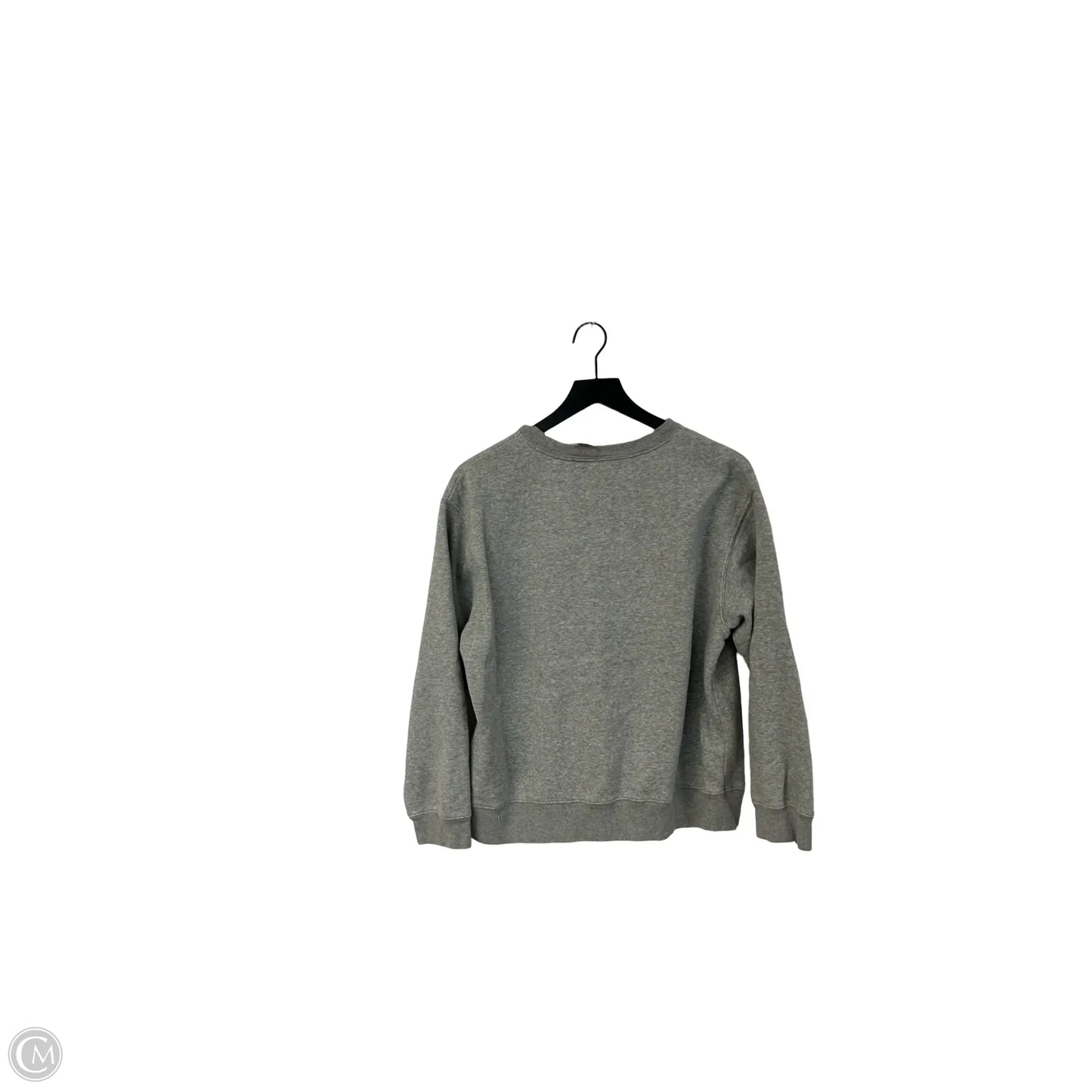 Sweatshirt Crewneck By Gap In Grey, Size: M
