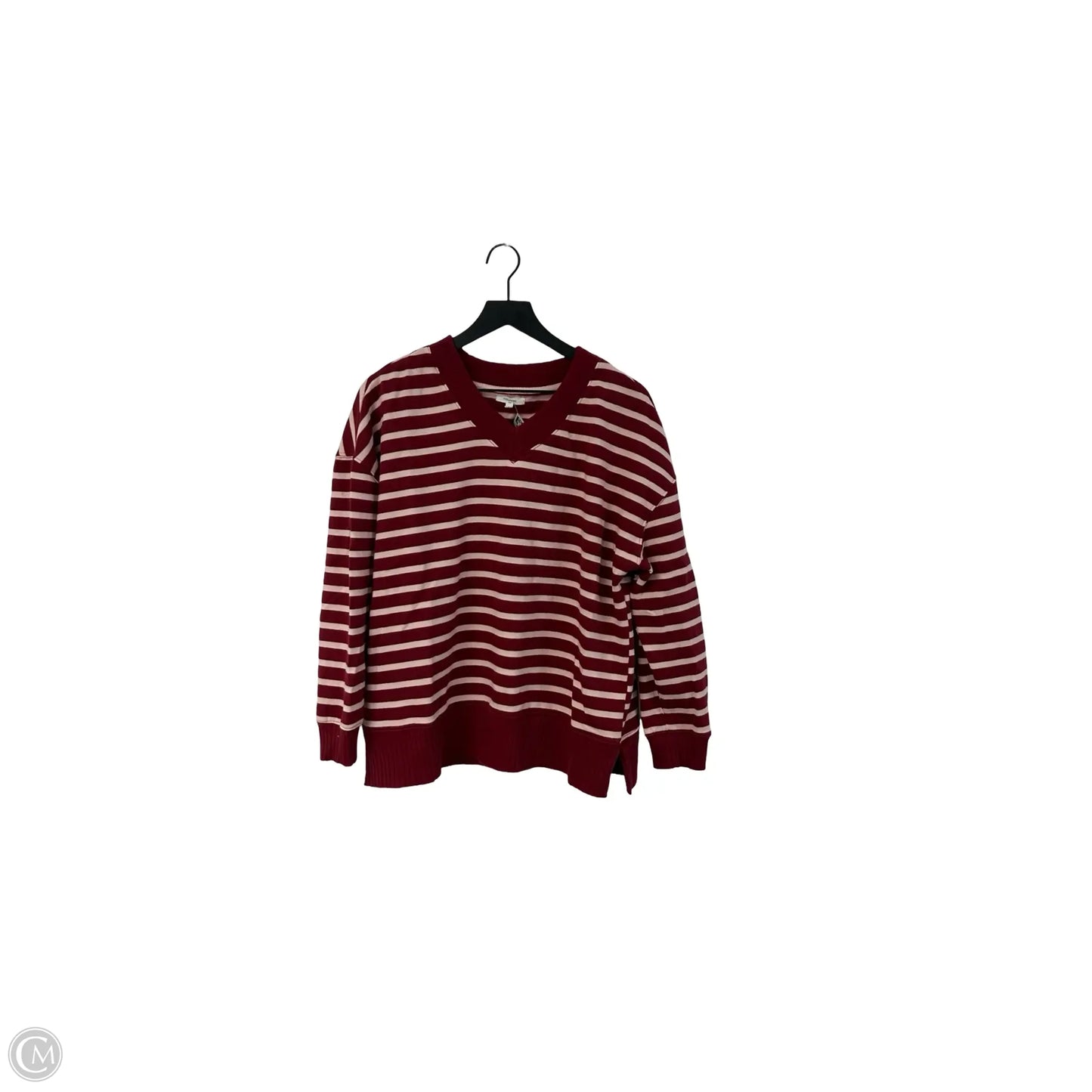 Sweatshirt Crewneck By Maurices In Pink & Red, Size: L