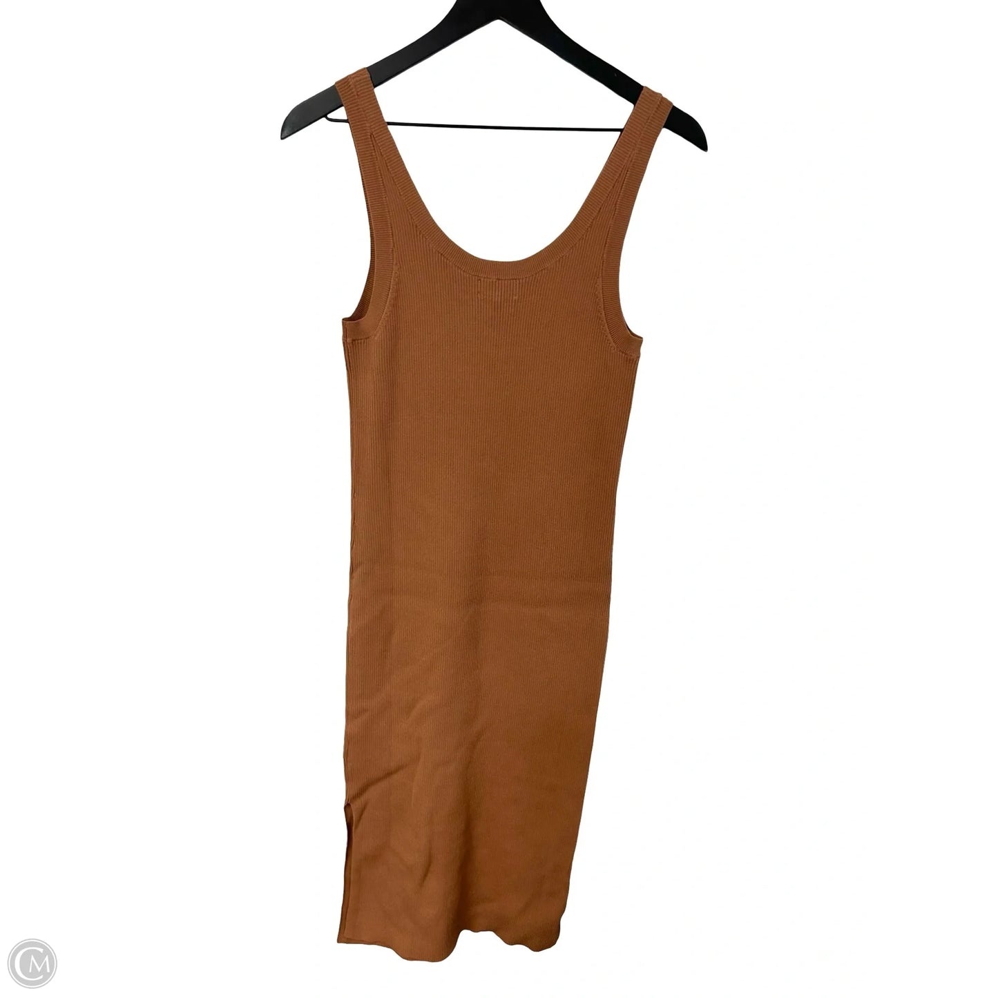Dress Casual Midi By The Drop In Brown, Size: M