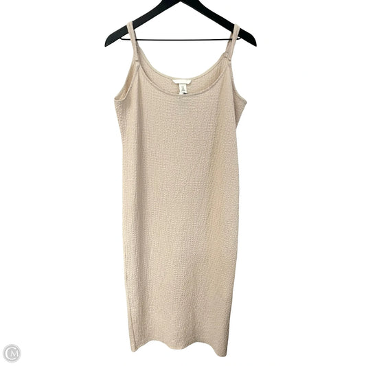 Dress Casual Maxi By H&m In Cream, Size: Xl