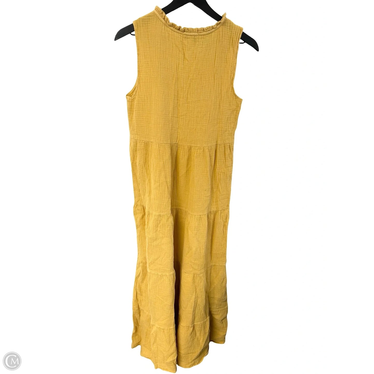 Dress Casual Maxi By Evereve In Yellow, Size: S