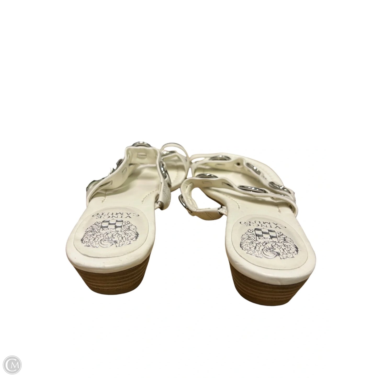 Sandals Flats By Vince Camuto In White, Size: 7.5