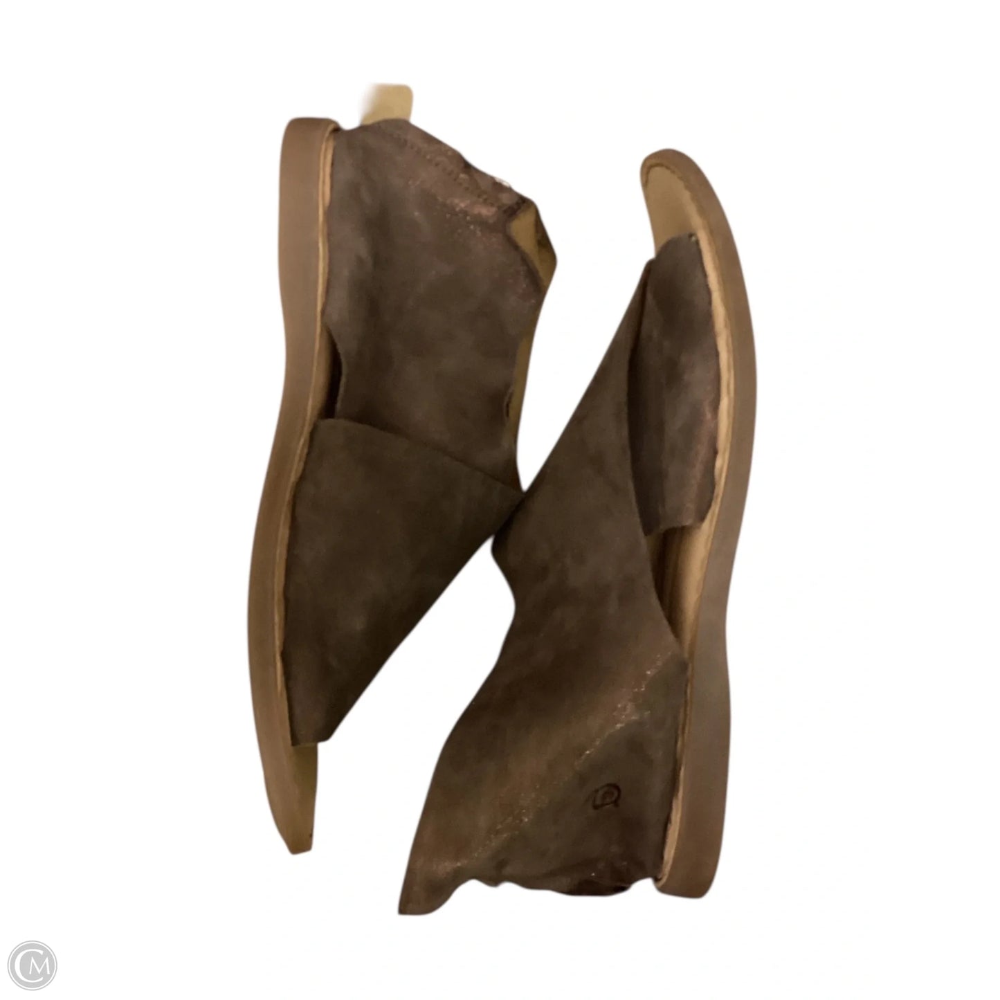 Sandals Flats By Born In Bronze, Size: 9