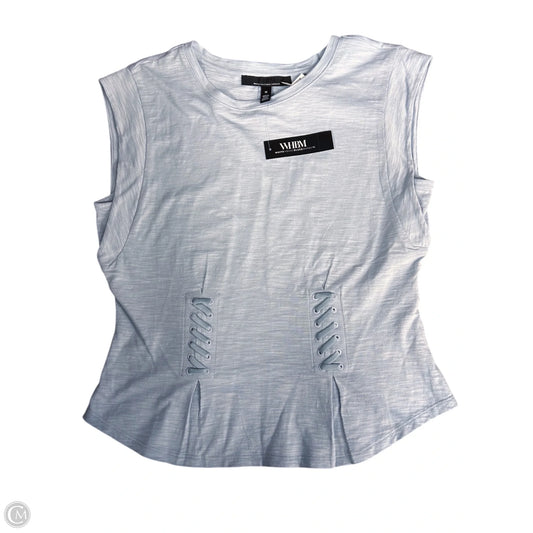 Top Short Sleeve By White House Black Market In Blue, Size: M