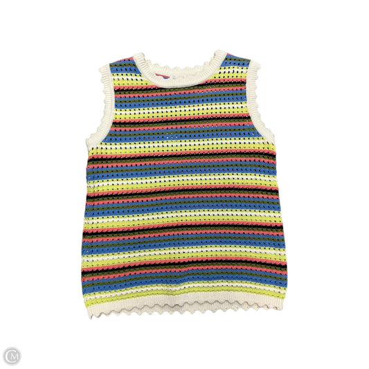 Vest Sweater By Clothes Mentor In Multi-colored, Size: S