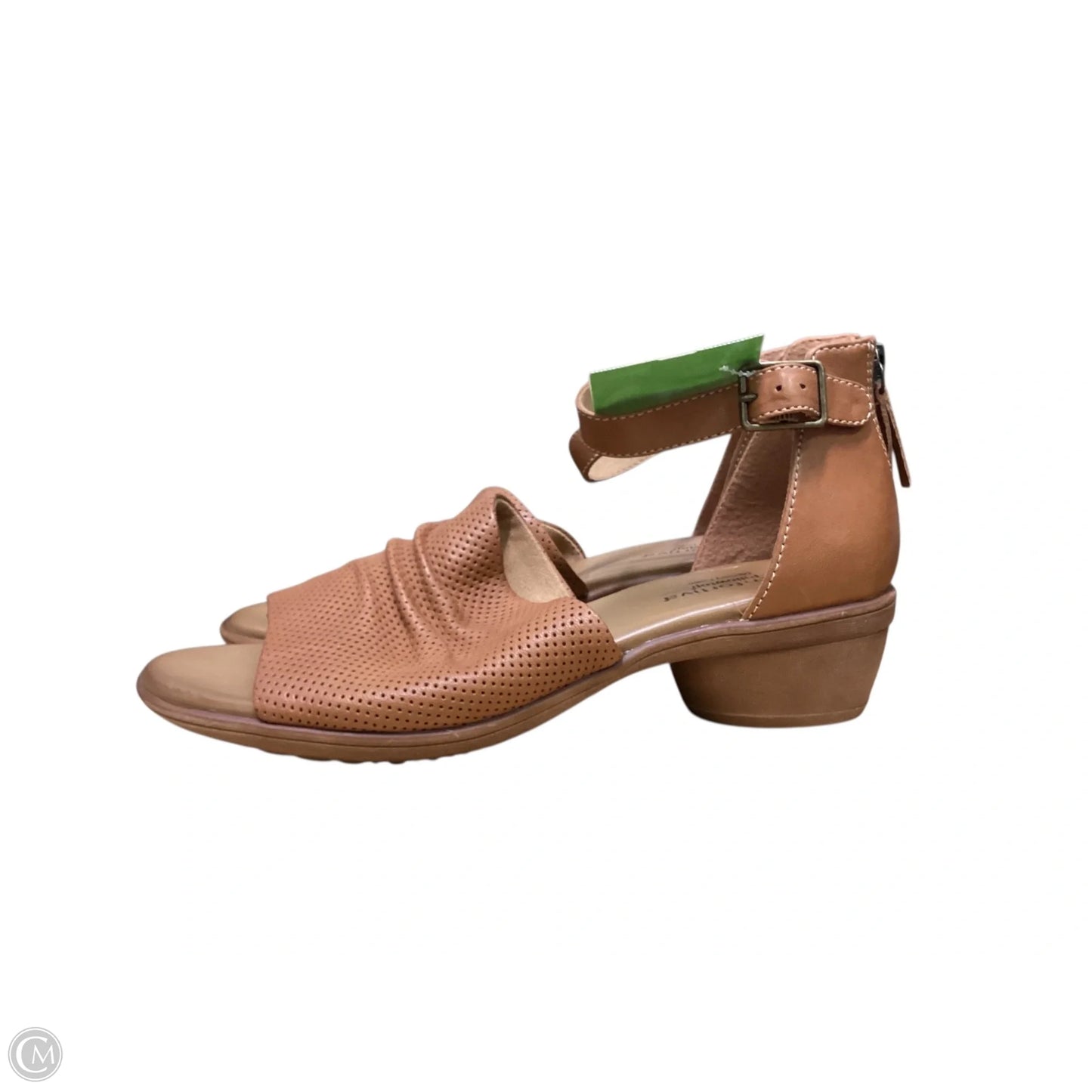 Sandals Flats By Comfortiva In Brown, Size: 9.5