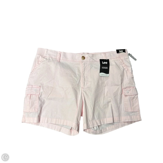 Shorts By Lee In Pink, Size: 18