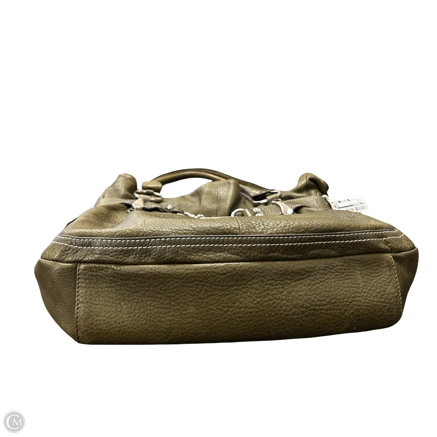Handbag Leather By B. Makowsky, Size: Medium