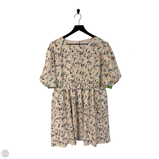 Dress Casual Short By Cmf In Floral Print, Size: Xl