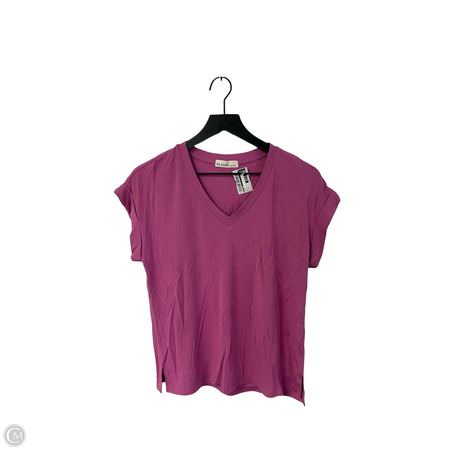 Top Short Sleeve By Be Cool In Pink, Size: S