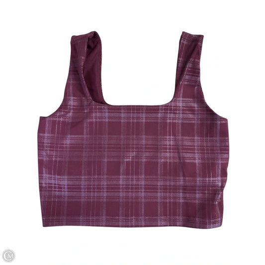 Athletic Tank Top By Beyond Yoga In Maroon, Size: Xs